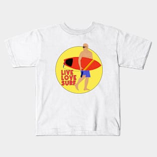 Live Love Surf Kids T-Shirt